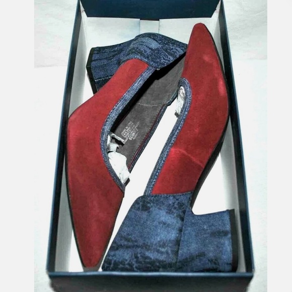 Women’s Dress Shoes Size 7 LOGO by Lori Goldstein Co Mixed Media Block Heel NEW - Picture 6 of 6